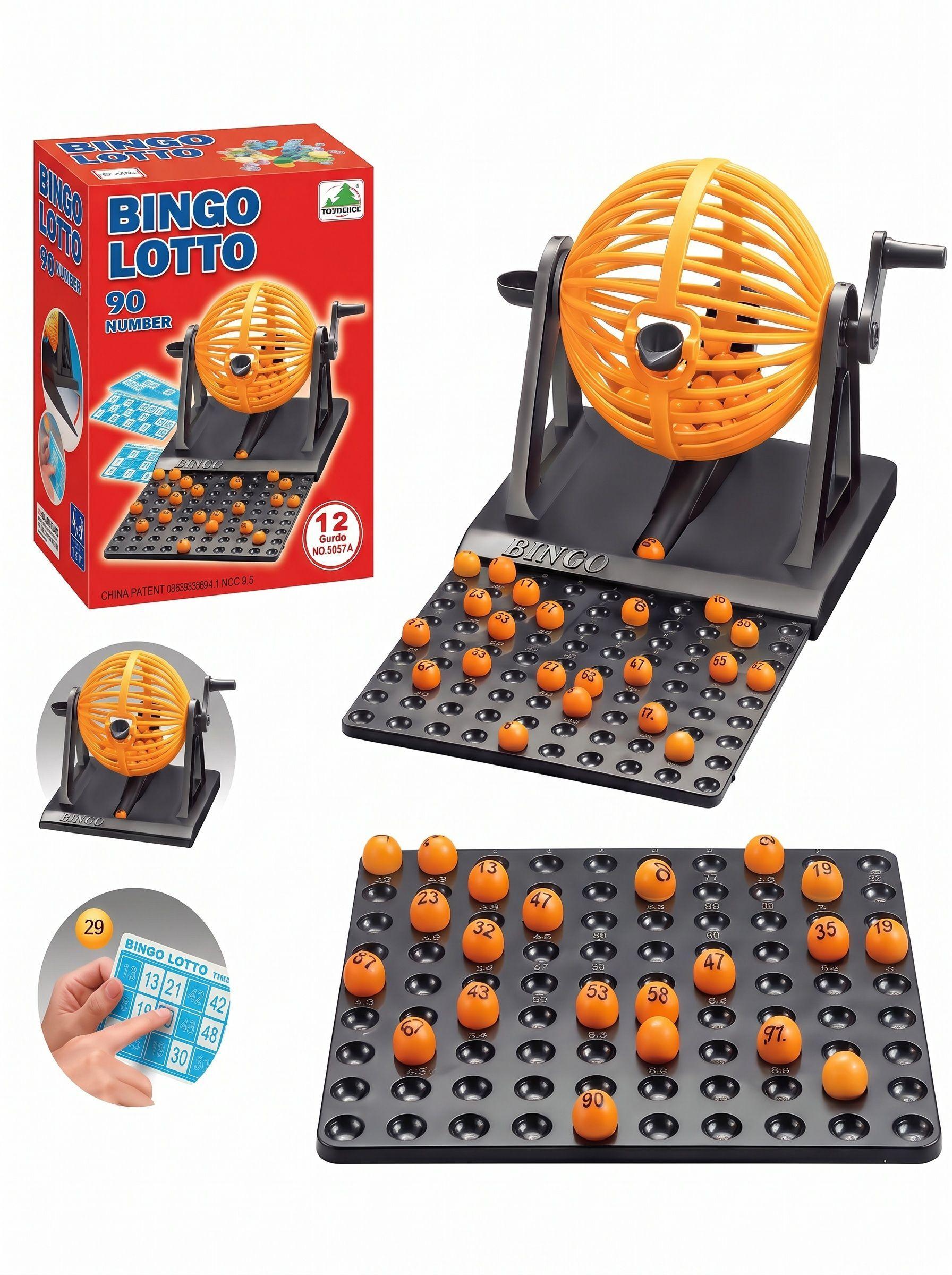 Juego de mesa bingo Lota 90 números -2