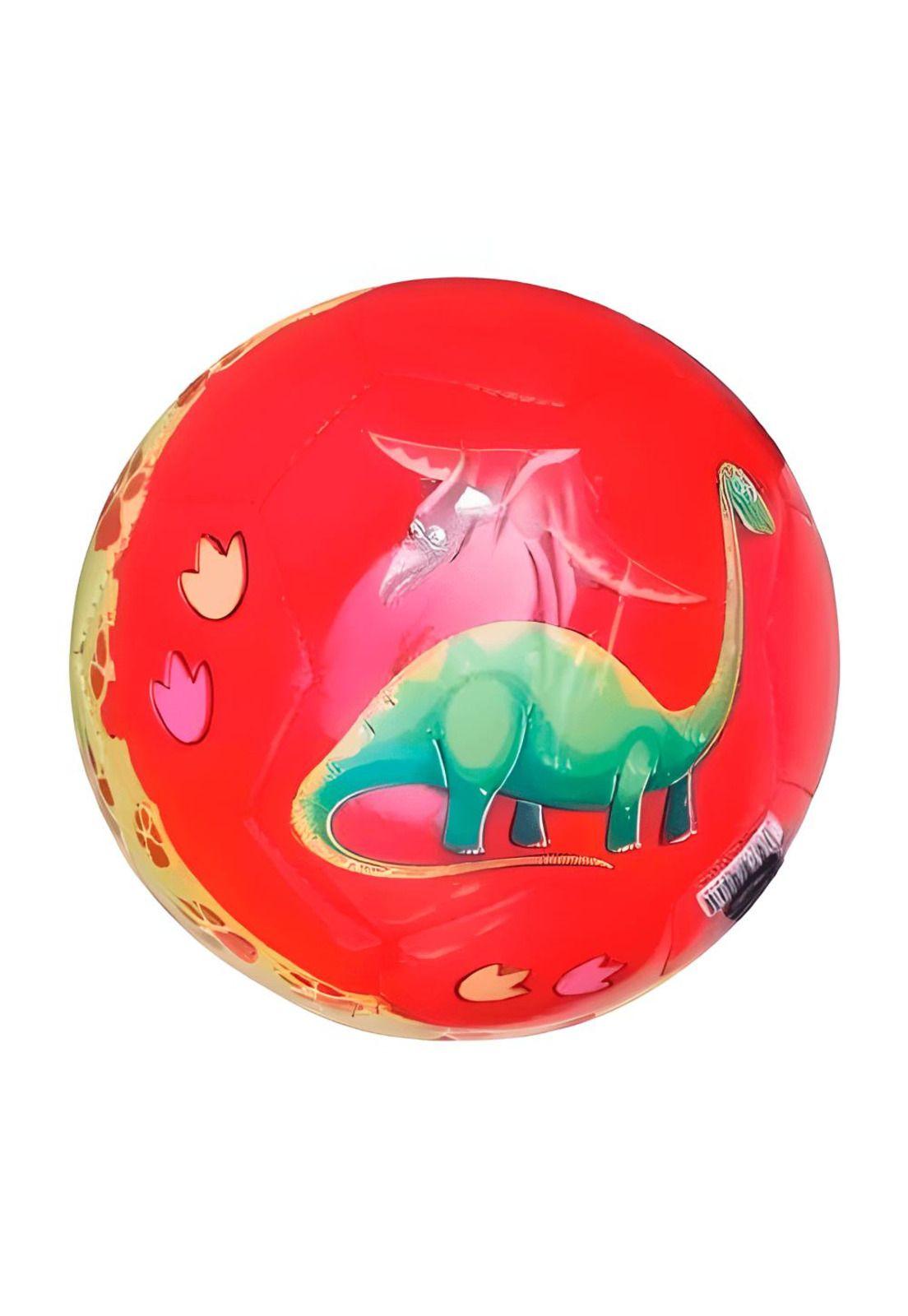 Pelota De Futbolito Infantil Dinosaurio Rojo-0