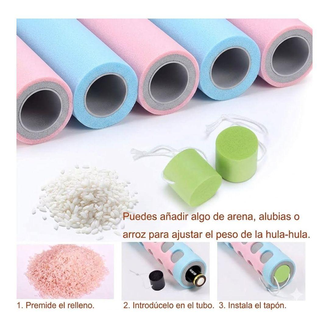 Aro Hula Hula Hoop Fitness Abdominales Desmontable 8 Piezas PA-K3-4