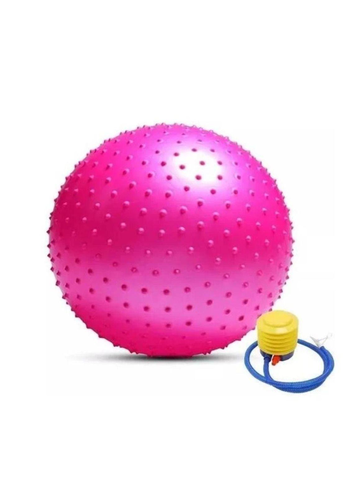 Pelota Balón Pilates/Yoga/Masaje Erizo 50-55cm Ak Sport Rosa PA-K0-0