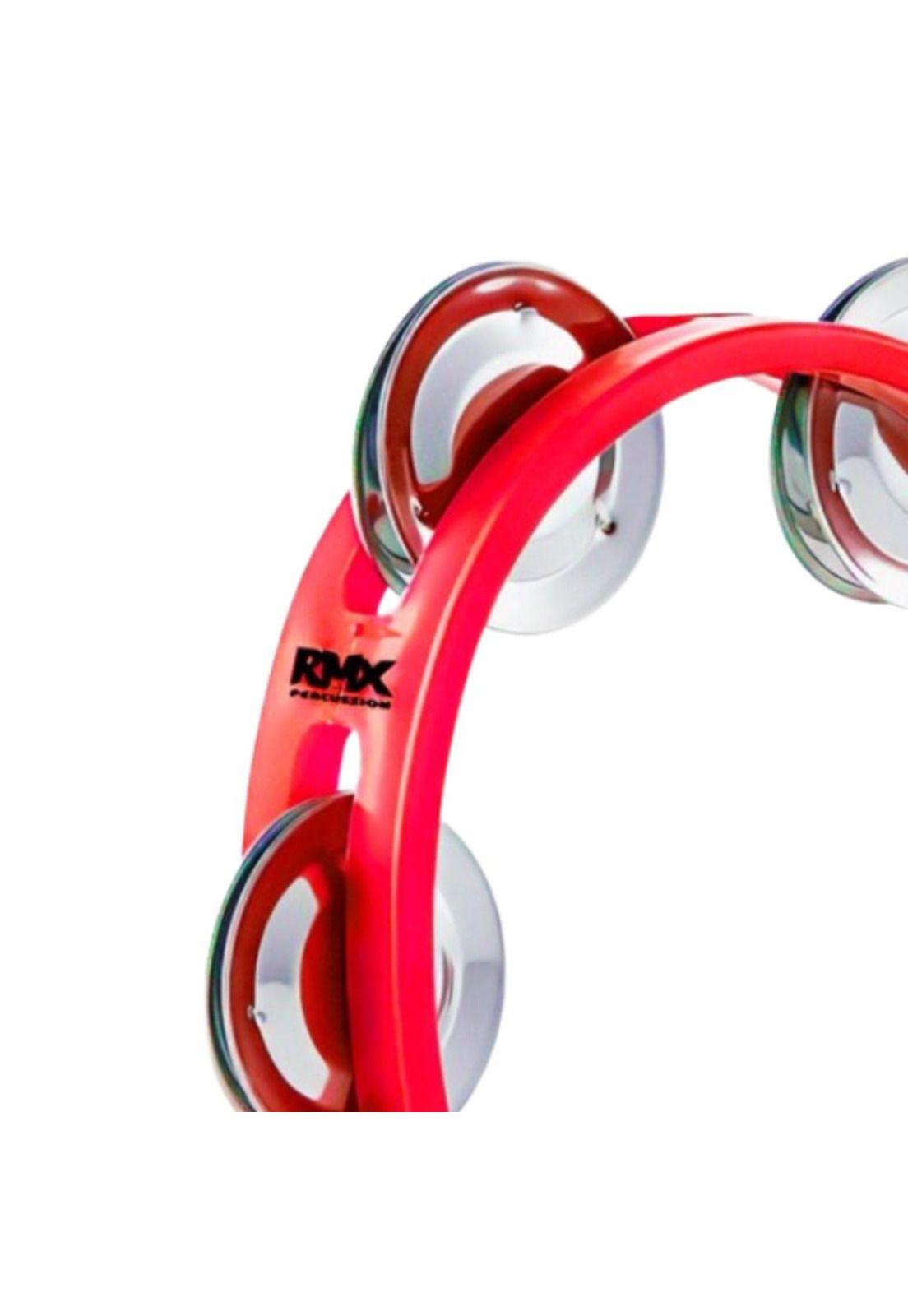 Mini Pandero Media Luna Rojo Niños Rmx   PA-G3E4-2