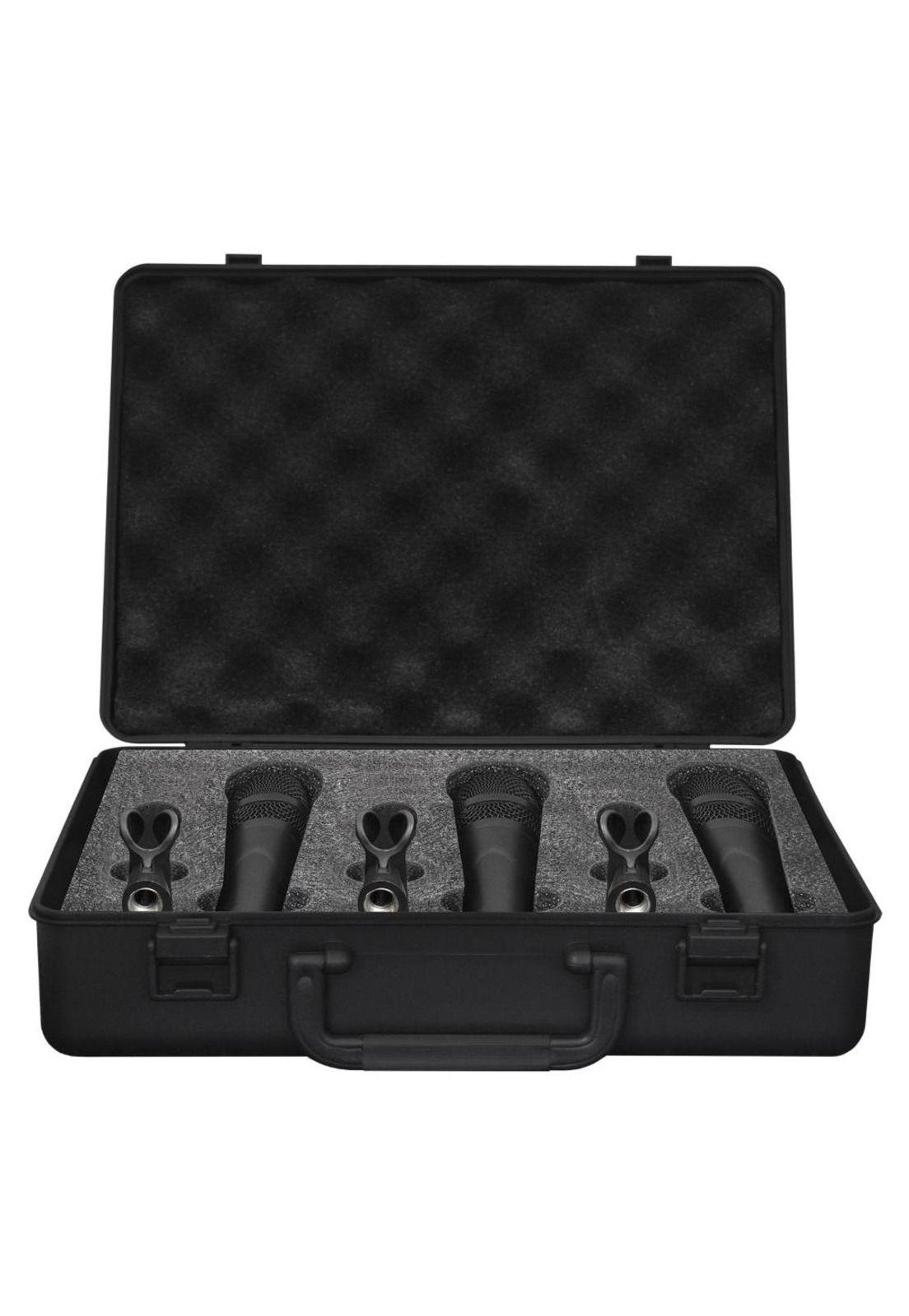 Micrófonos dinámicos SKP PRO 33K Set 3 unidades PB-B5-E1-9