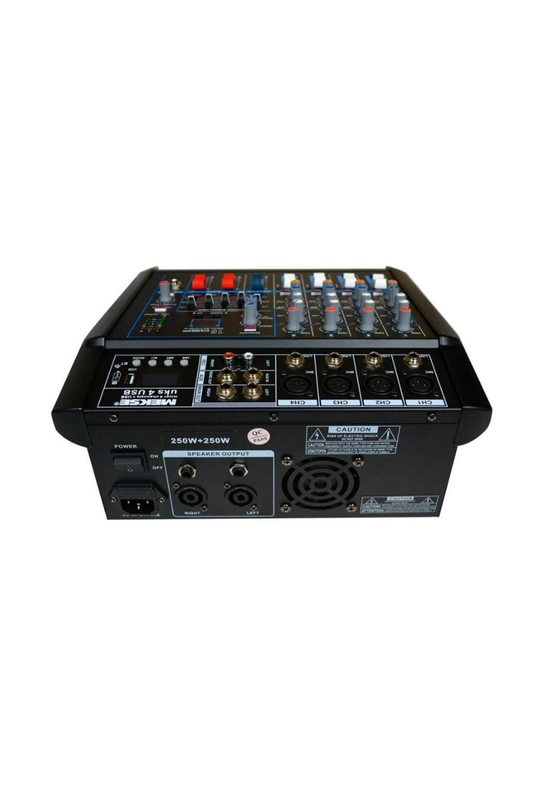 Consola Mixer Mekse UKS-4USB Bluethooth + USB PB-F2-3