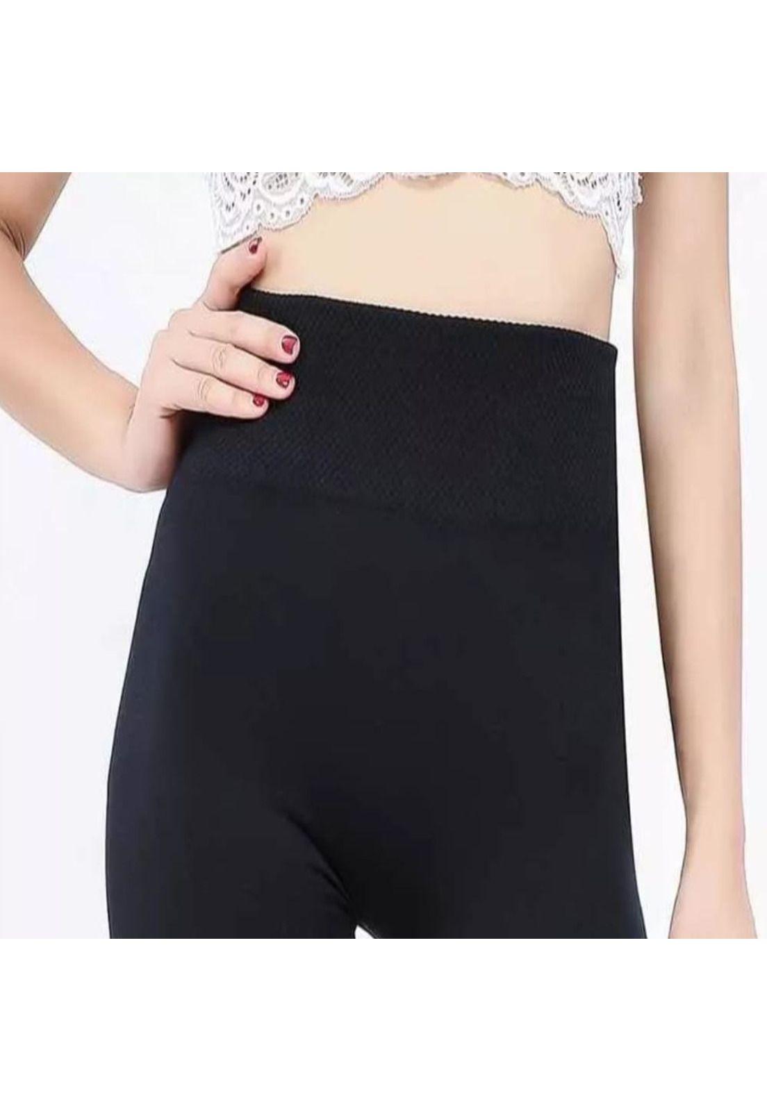 Panty Tipo Calza Tiro Alto Negra PB-D2-0