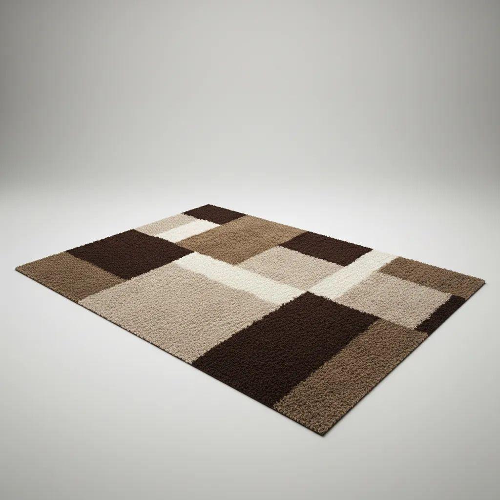 Alfombra Pasillera 3d Decorativa W.m G Moderna 1.8 M 60 M Cafe.-5