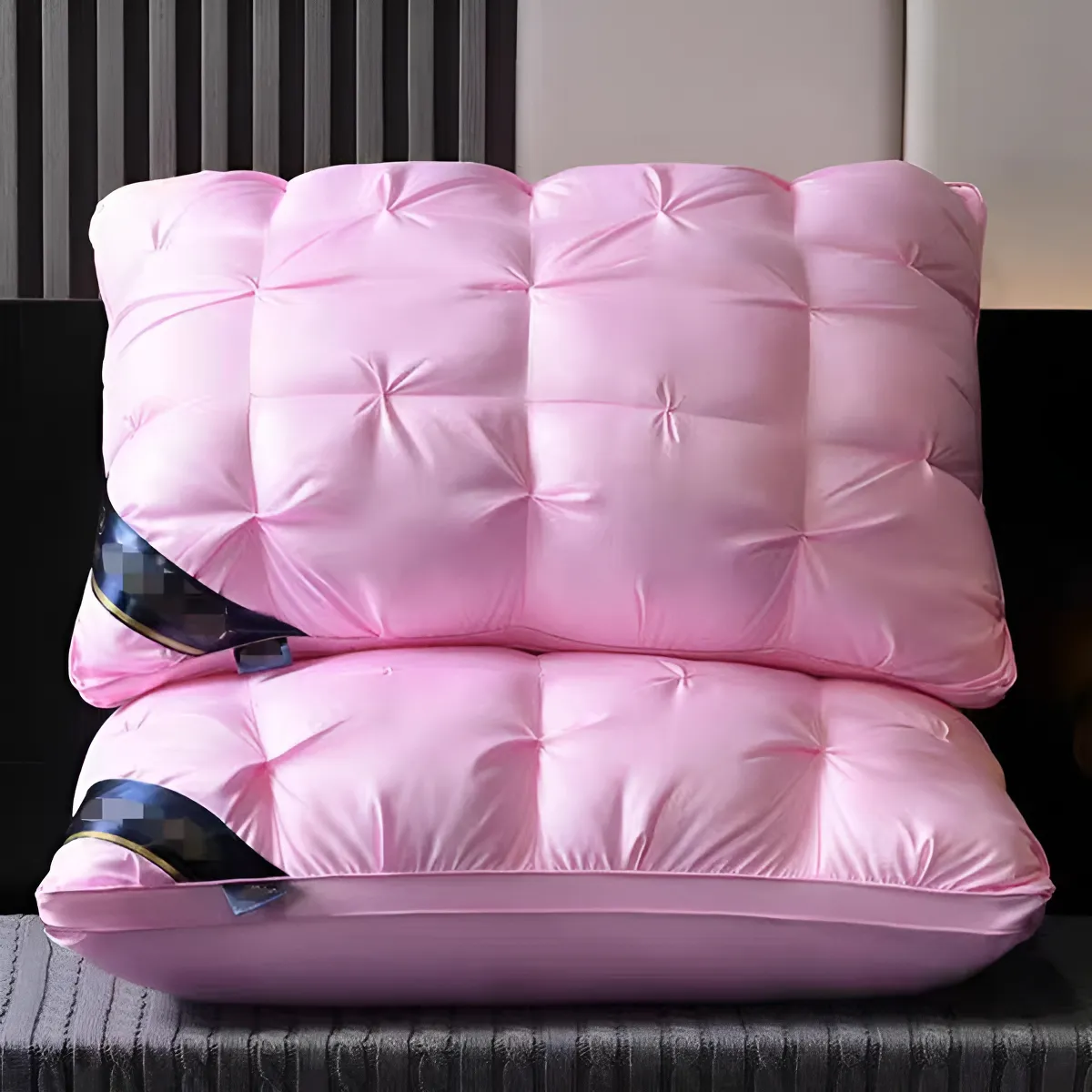 Almohadas Premium Pack ( 02 Unidad ) 50 X 70 Cm W.m Gz Fucsia-2