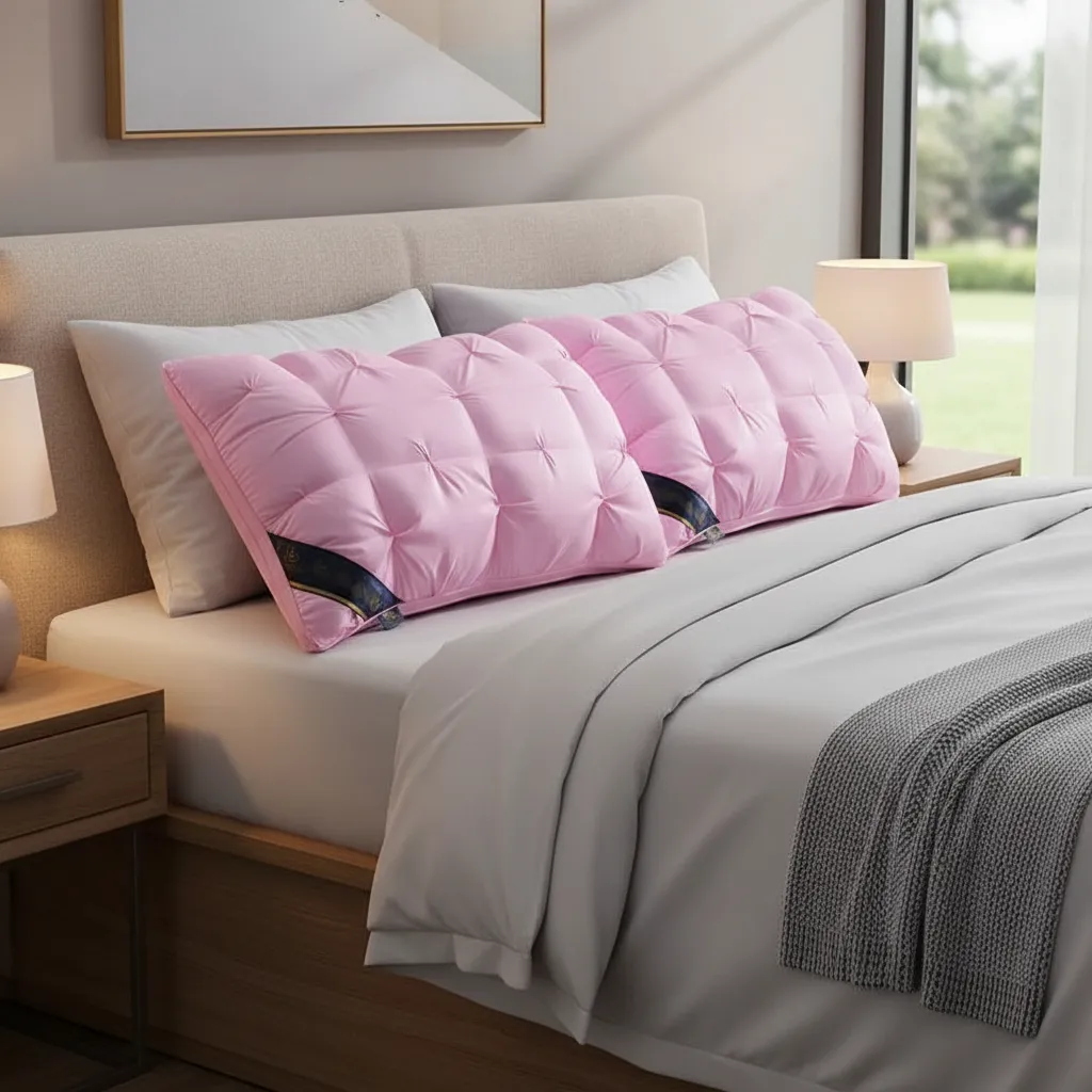 Almohadas Premium Pack ( 02 Unidad ) 50 X 70 Cm W.m Gz Fucsia-6