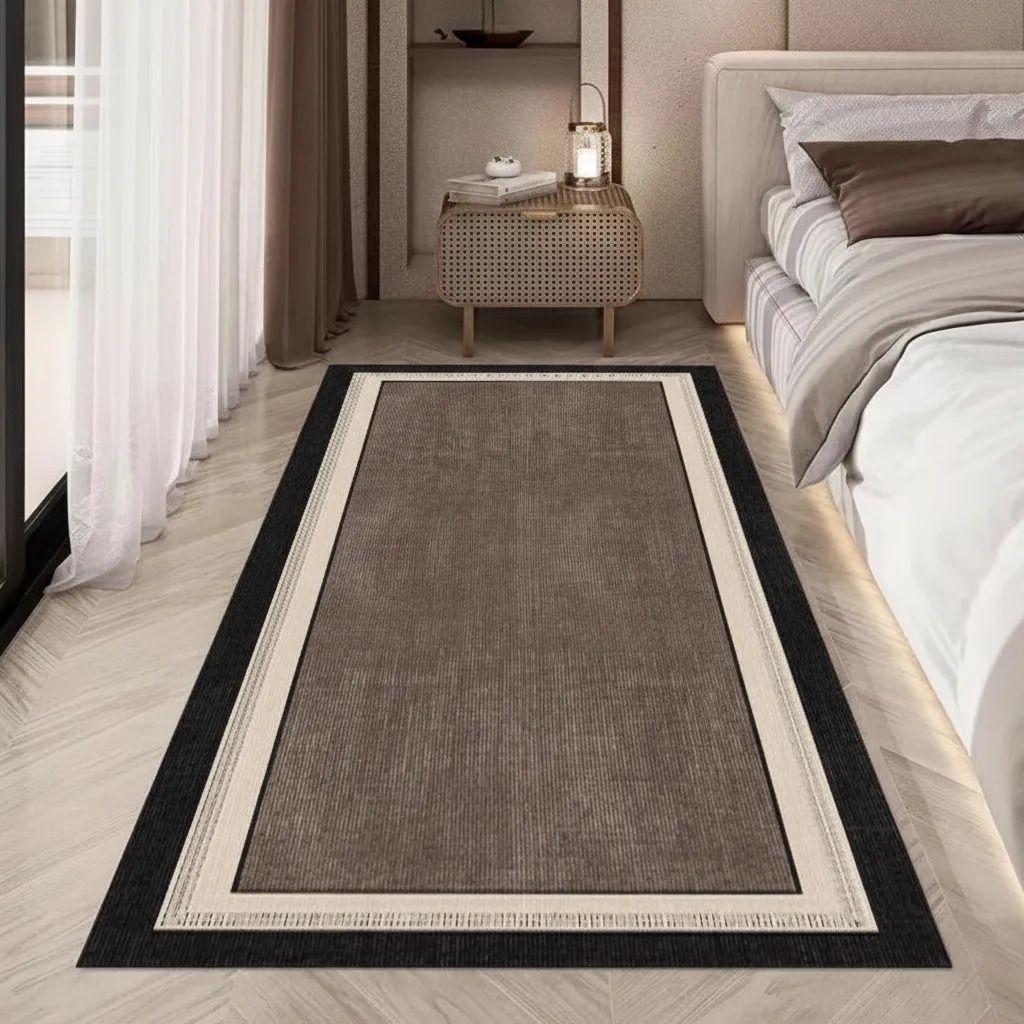 Alfombra Pasillera 3d Decorativa W.m G Moderna 1.8 M 60 M Café-3