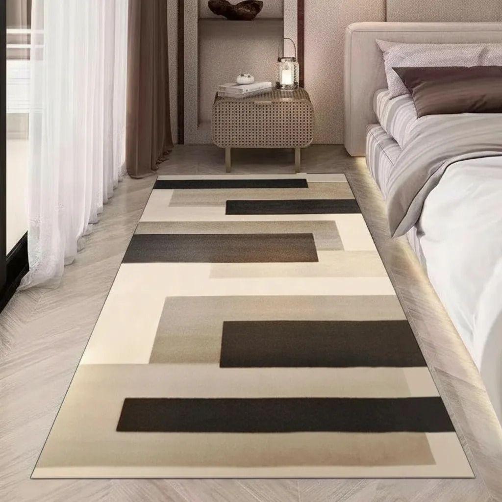 Alfombra Pasillera 3d Decorativa W.m G Moderna 1.8 M 60 Cm Griss-5