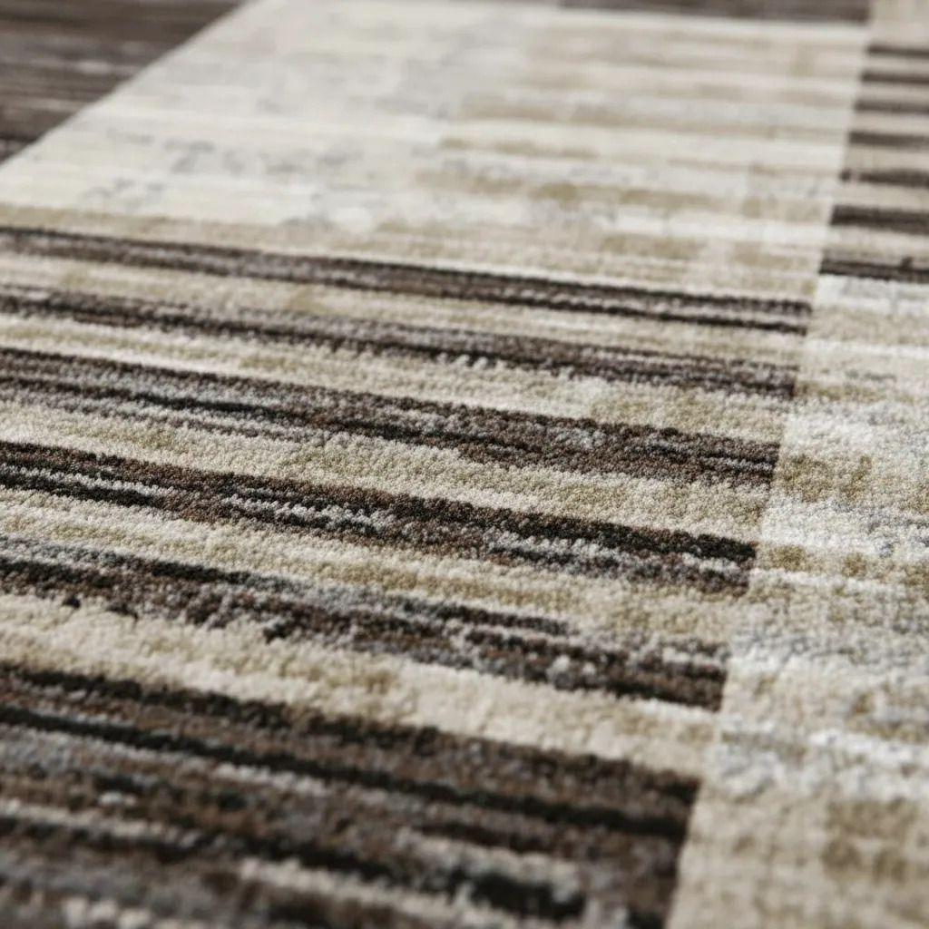 Alfombra Pasillera 3d Decorativa W.m G Moderna 1.8 M 60 Cm Gris-3