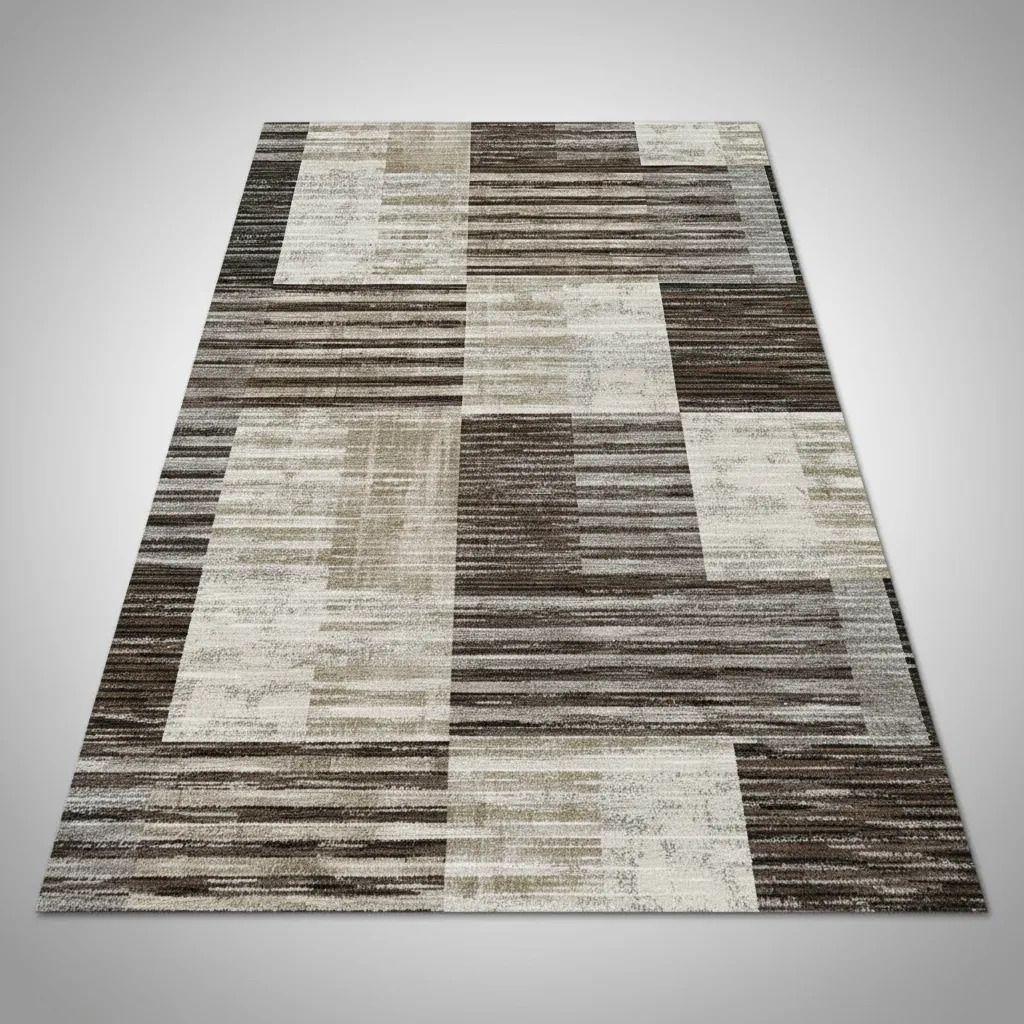 Alfombra Pasillera 3d Decorativa W.m G Moderna 1.8 M 60 Cm Gris-4