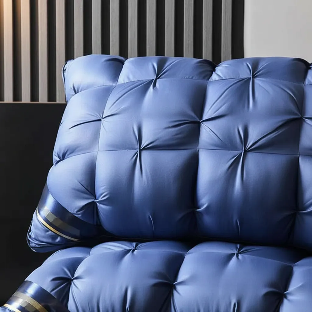 Almohadas Premium Pack ( 02 Unidad ) 50 X 70 Cm W.m Gz Azul-3