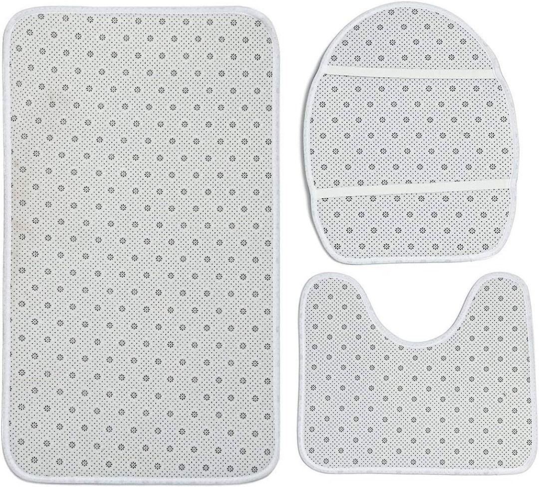 SET DE BAÑO 4PIEZAS CON DISEÑOS, MODERNOS, ELEGANTES Y DECORATIVO WYM-2
