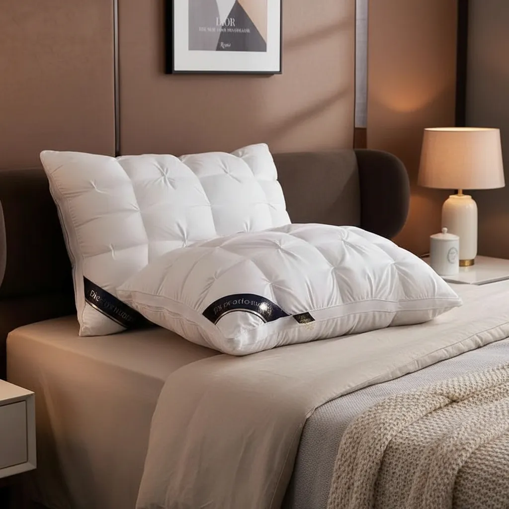 Almohadas Premium Pack ( 02 Unidad ) 50 X 70 Cm W.m Gz Blanco.-3