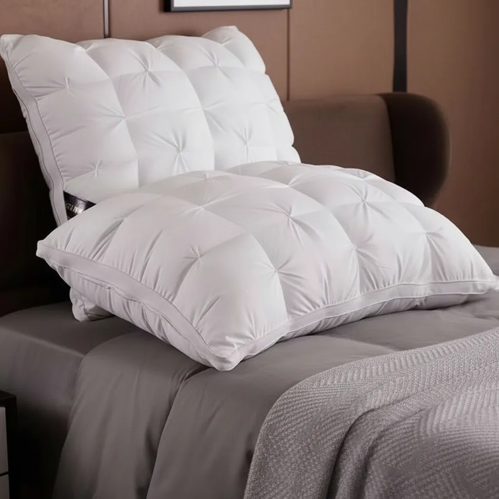 Almohadas Premium Pack ( 02 Unidad ) 50 X 70 Cm W.m Gz Blanco.-5