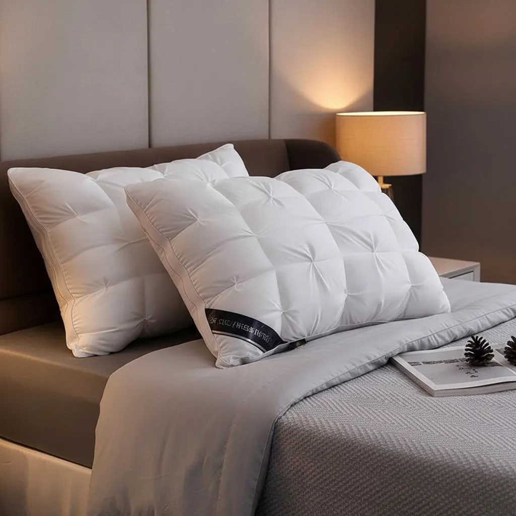 Almohadas Premium Pack ( 02 Unidad ) 50 X 70 Cm W.m Gz Blanco.-6