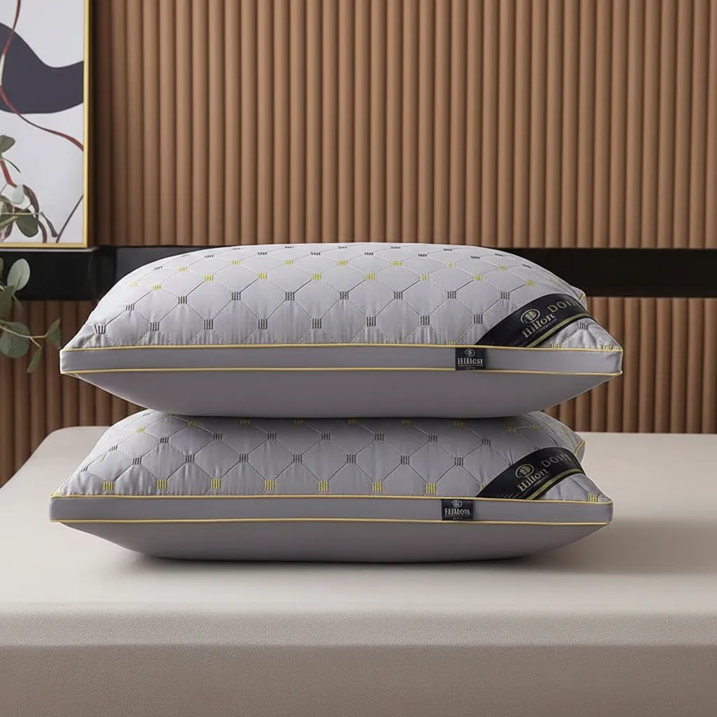 Almohadas Premium Pack ( 02 Unidad ) 50 X 70 Cm W.m Gz Gris-3