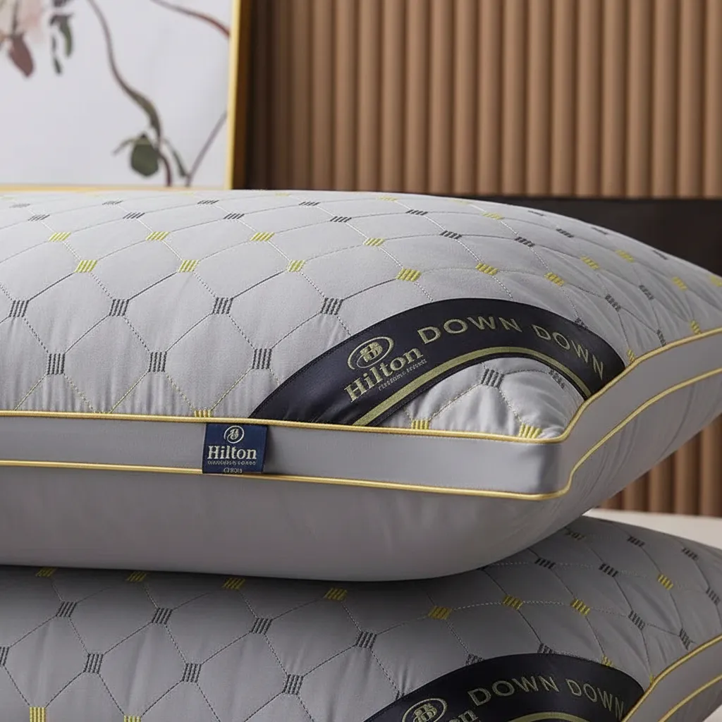 Almohadas Premium Pack ( 02 Unidad ) 50 X 70 Cm W.m Gz Gris-7