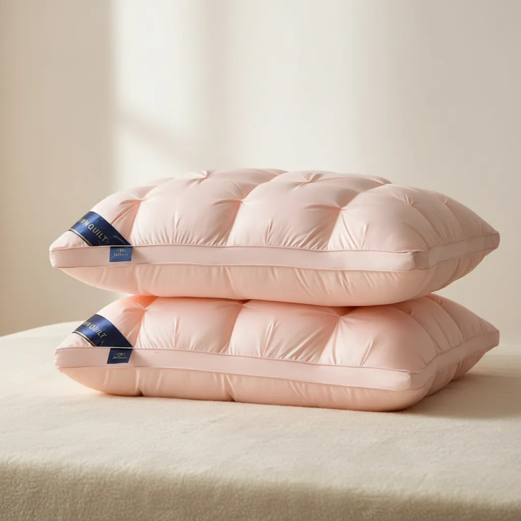 Almohadas Premium Pack ( 02 Unidad ) 50 X 70 Cm W.m Gz Rosa Claro-5