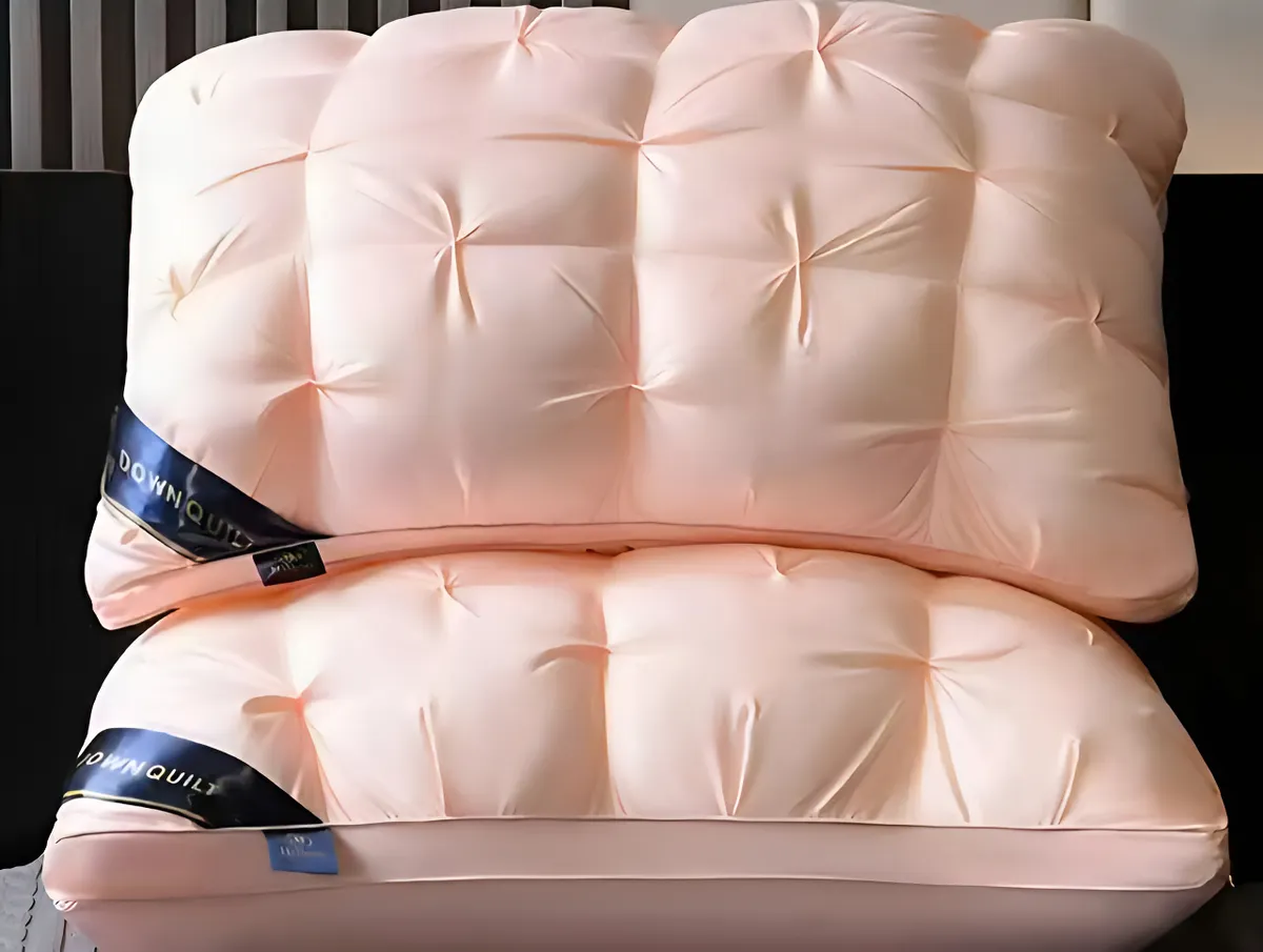 Almohadas Premium Pack ( 02 Unidad ) 50 X 70 Cm W.m Gz Rosa Claro-6