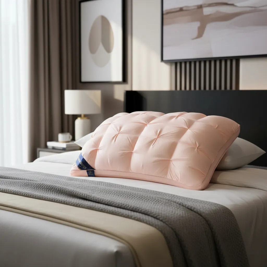 Almohadas Premium Pack ( 02 Unidad ) 50 X 70 Cm W.m Gz Rosa Claro-7