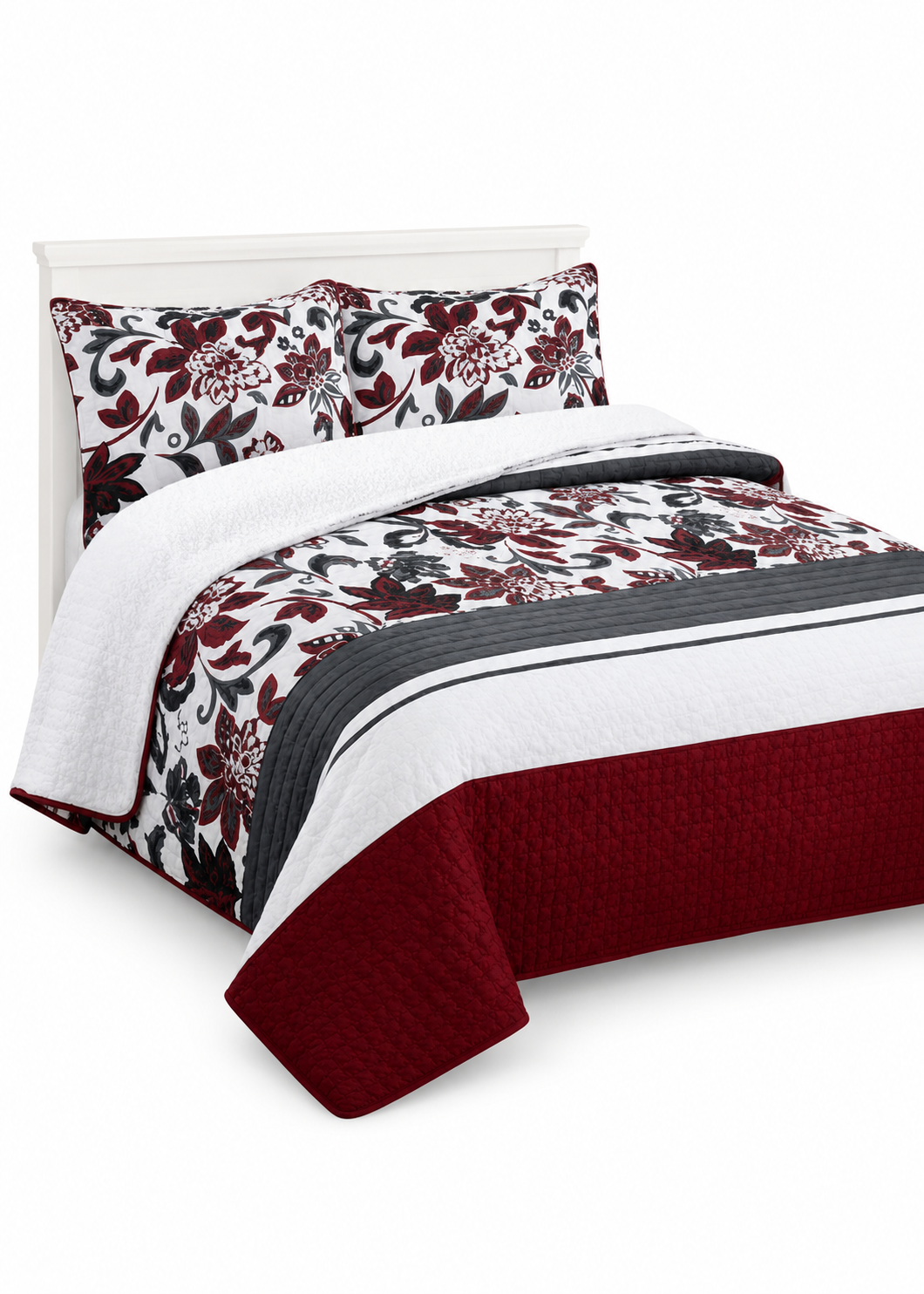 Cubrecama Quilt Sherpa 1.5 - Varios Modelos W.m G Bordó Diseños-0
