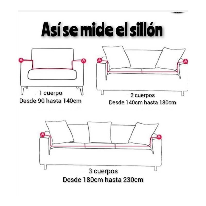 Juego de Cubre Sillones Turcos Fundas Protectoras para Sofás-2