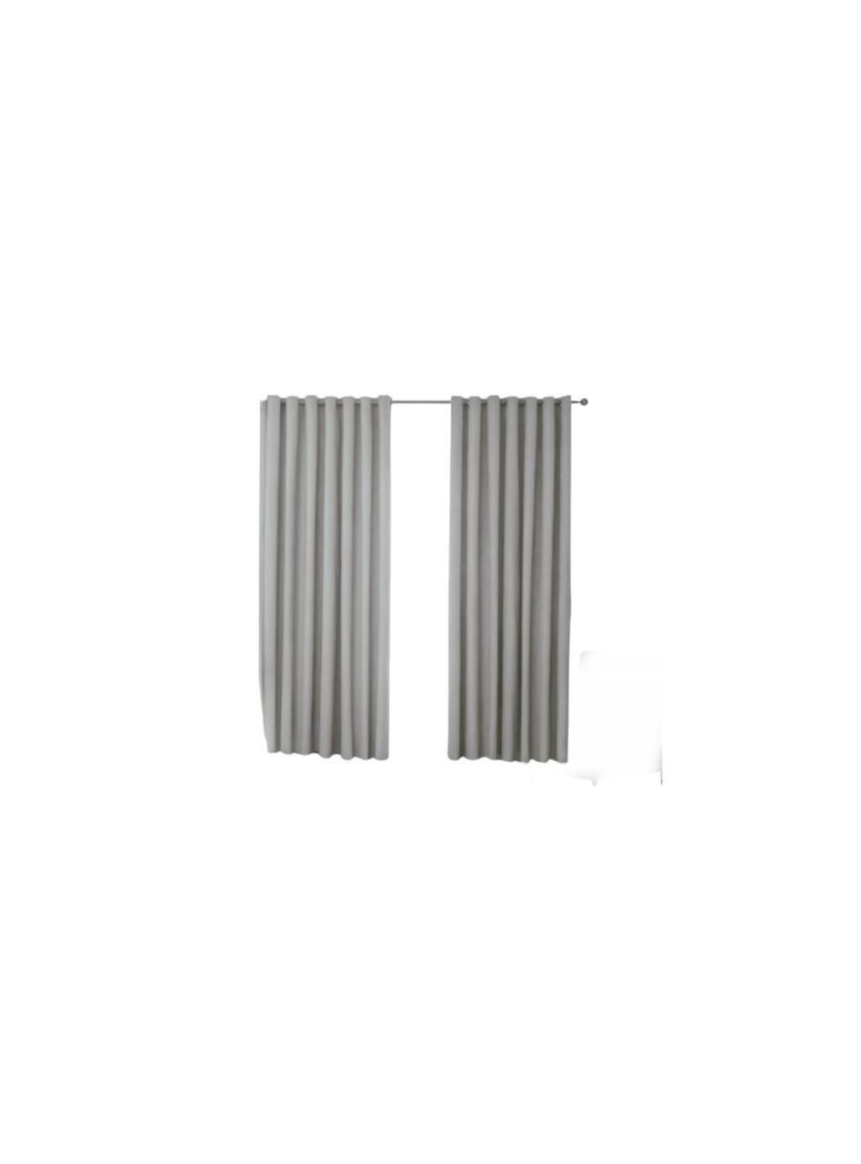 Cortina Blackout 100% 2 Paños 140x230cm color gris-0