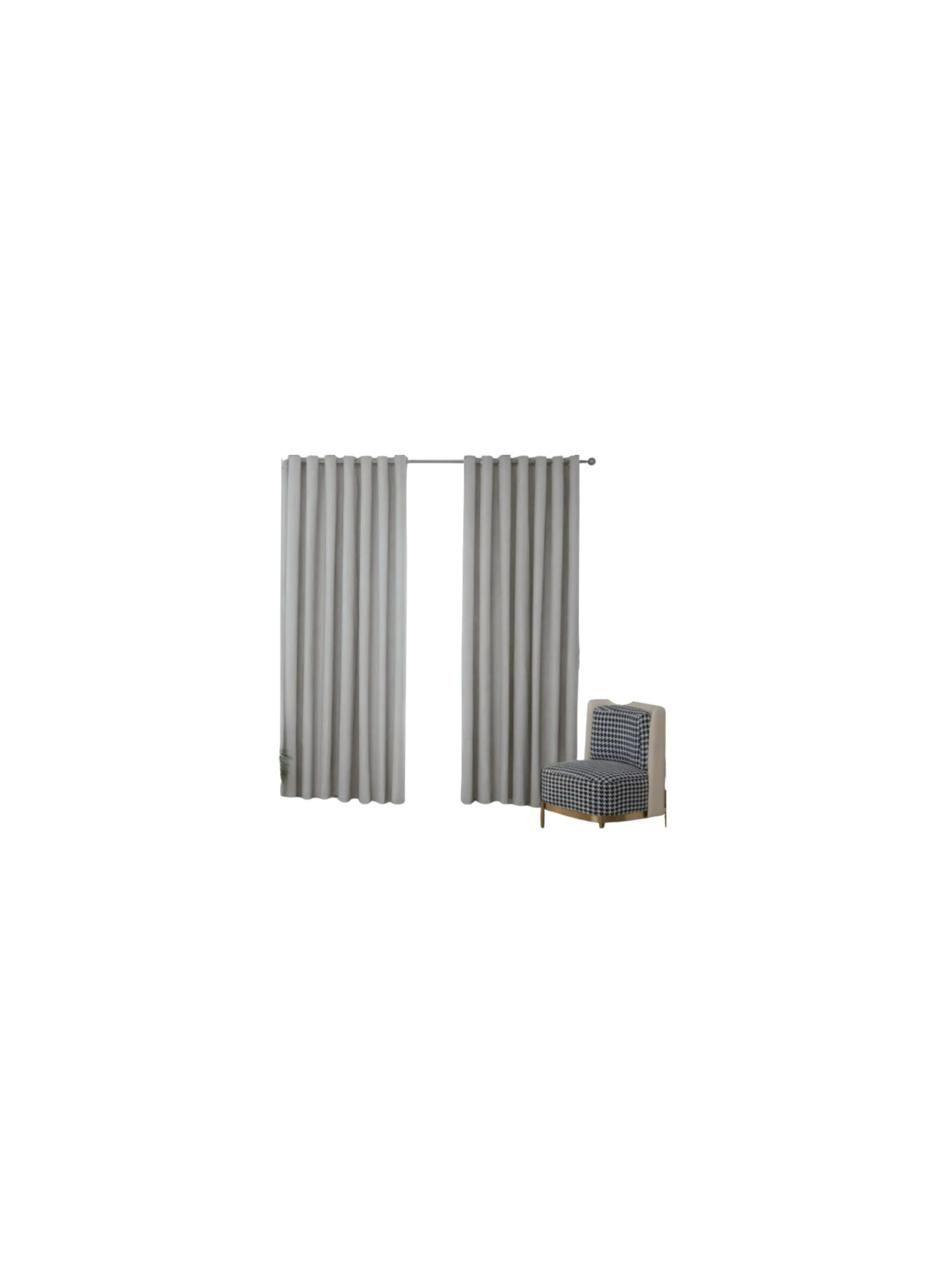 Cortina Blackout 100% 2 Paños 140x230cm color gris-1
