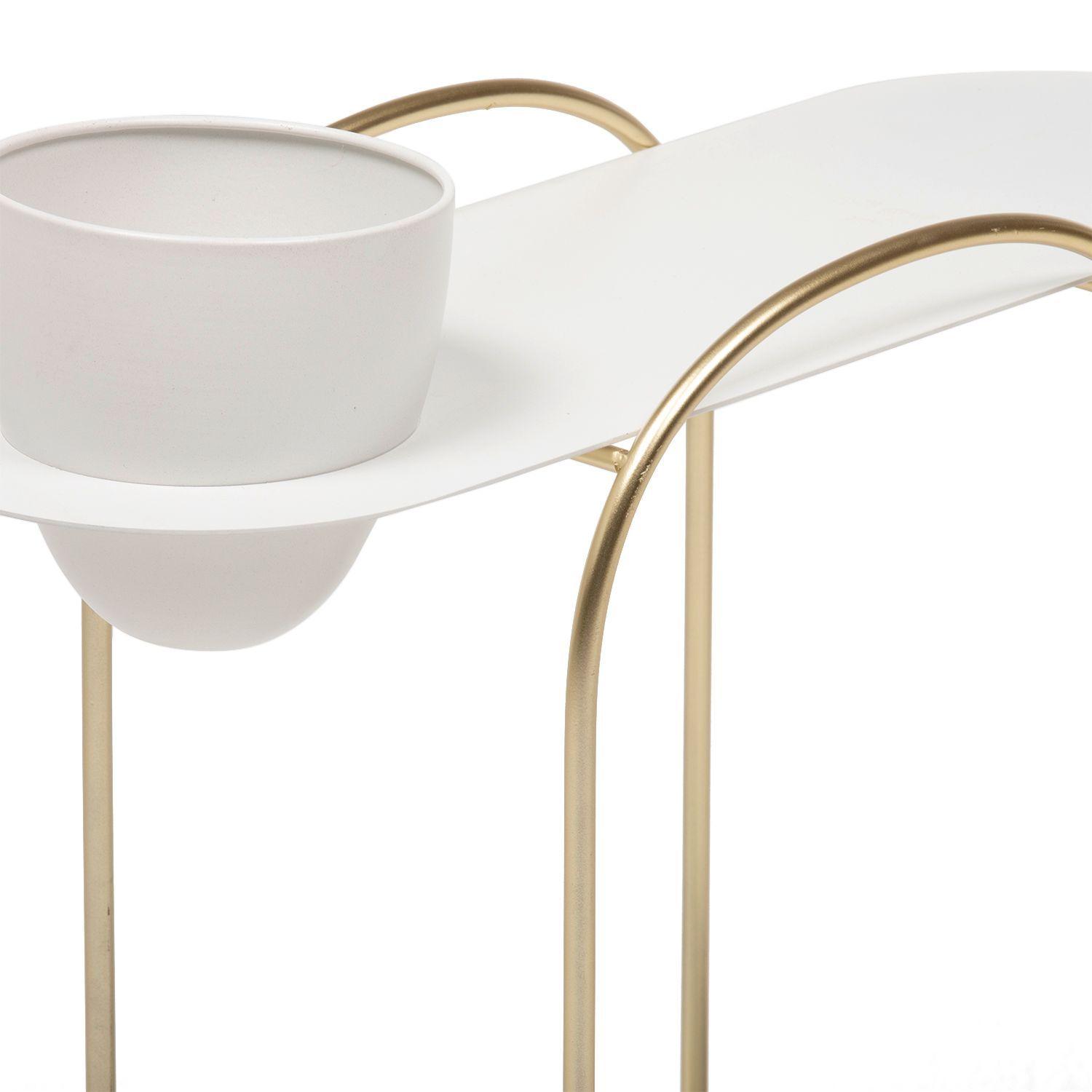 Mesa lateral Rack blanca-3