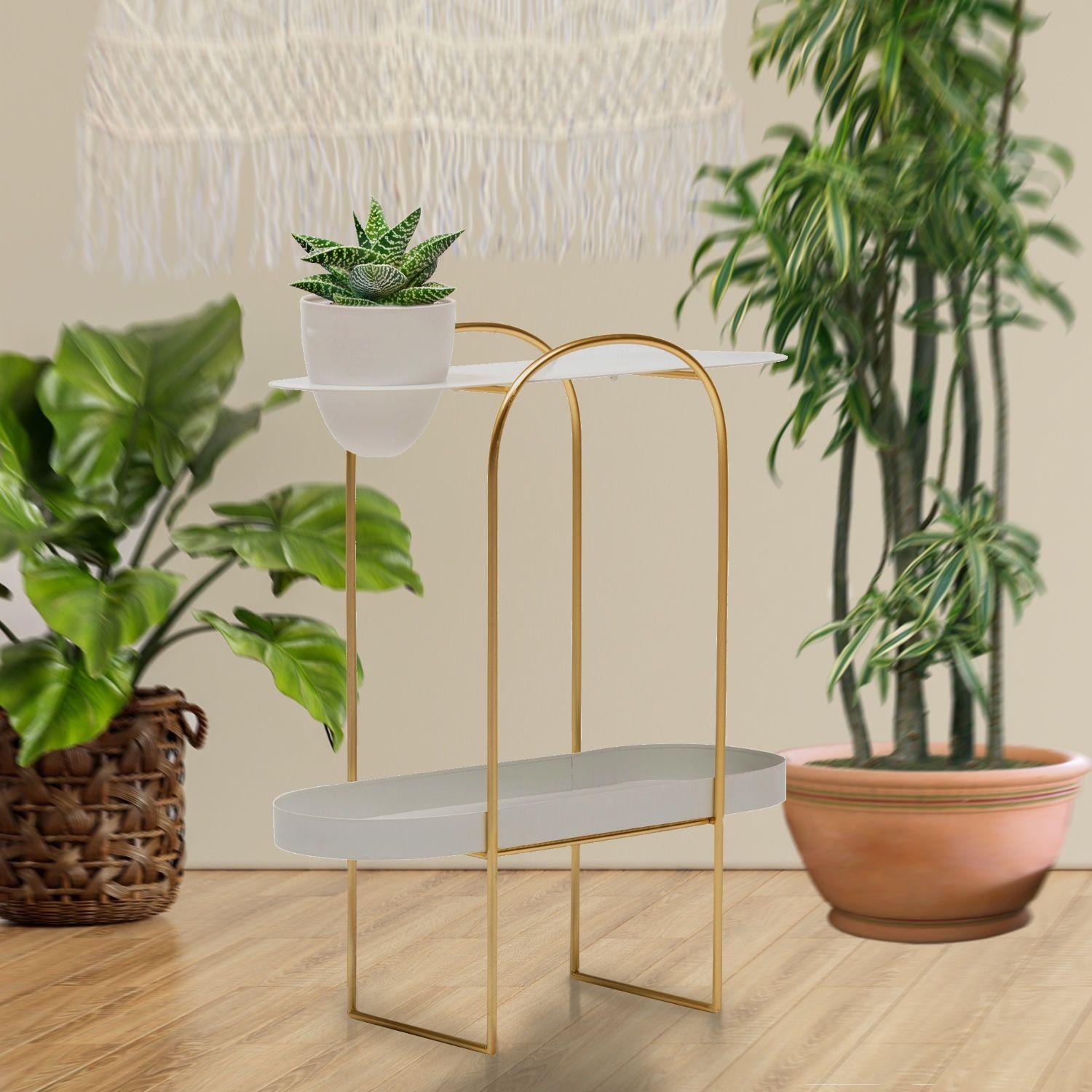 Mesa lateral Rack blanca-1