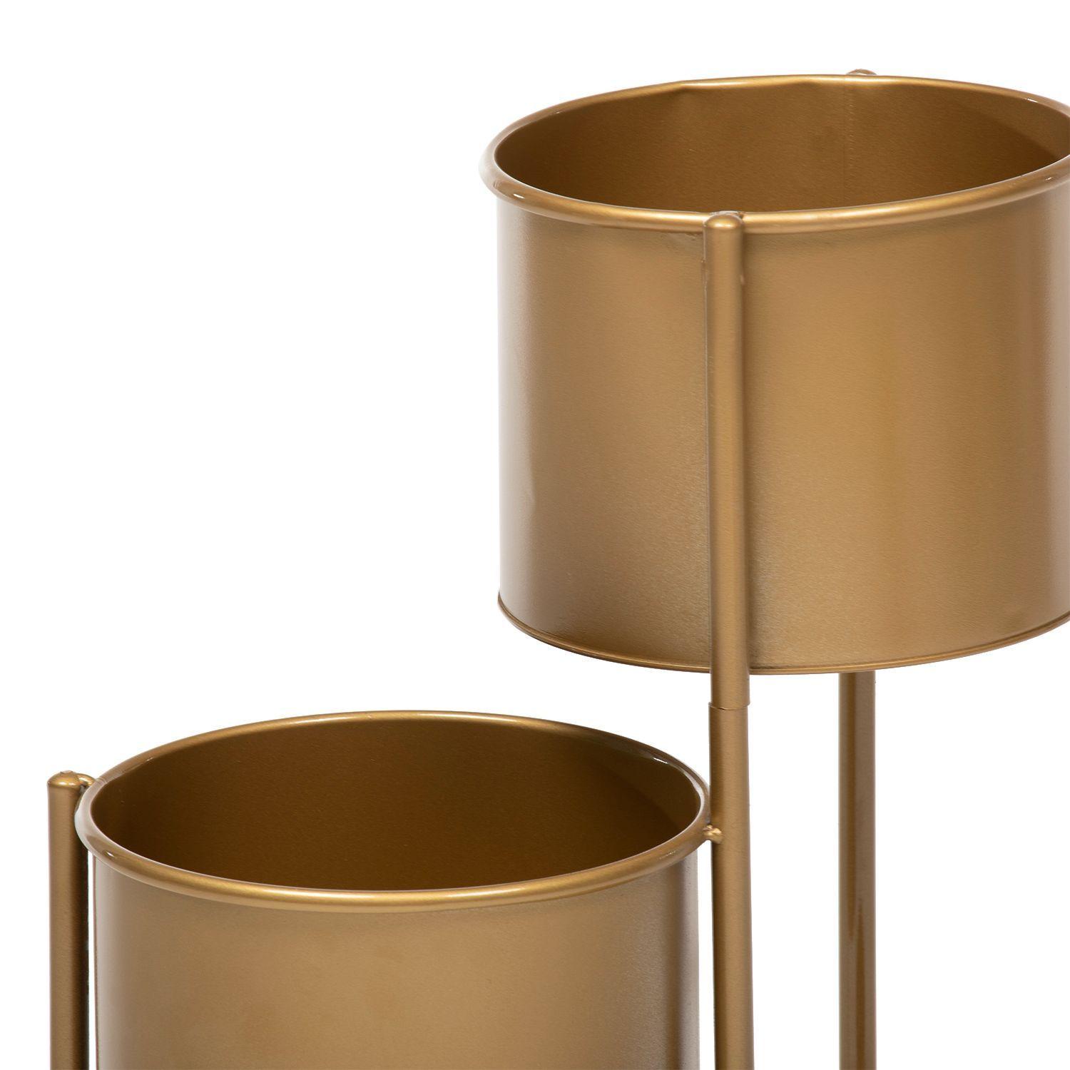 Macetero Triple Gold-4