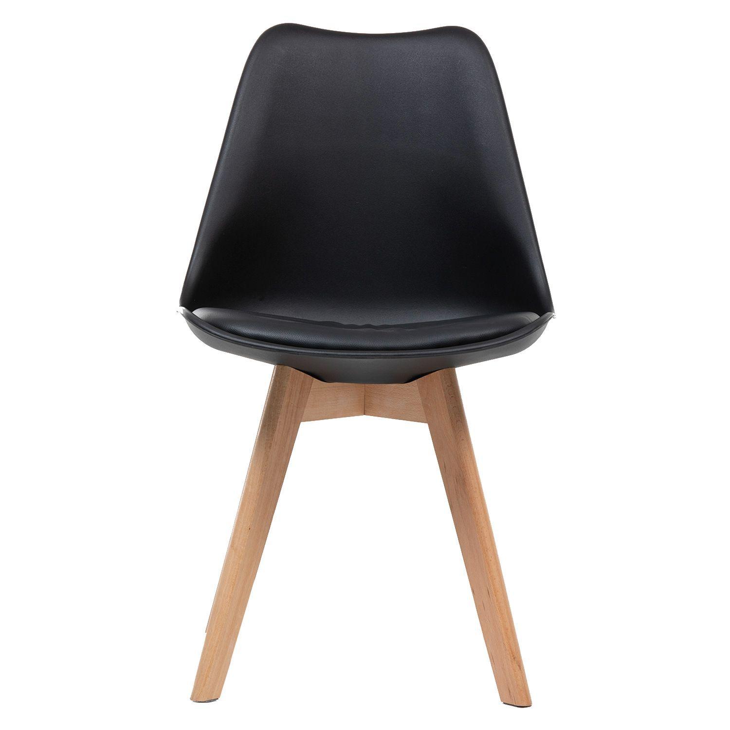 Silla Eames Con Cojín Black-0