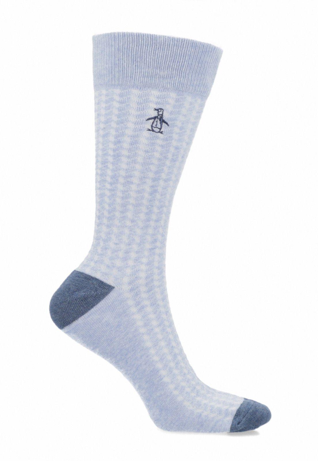 Calcetines De Hombre Celeste-0