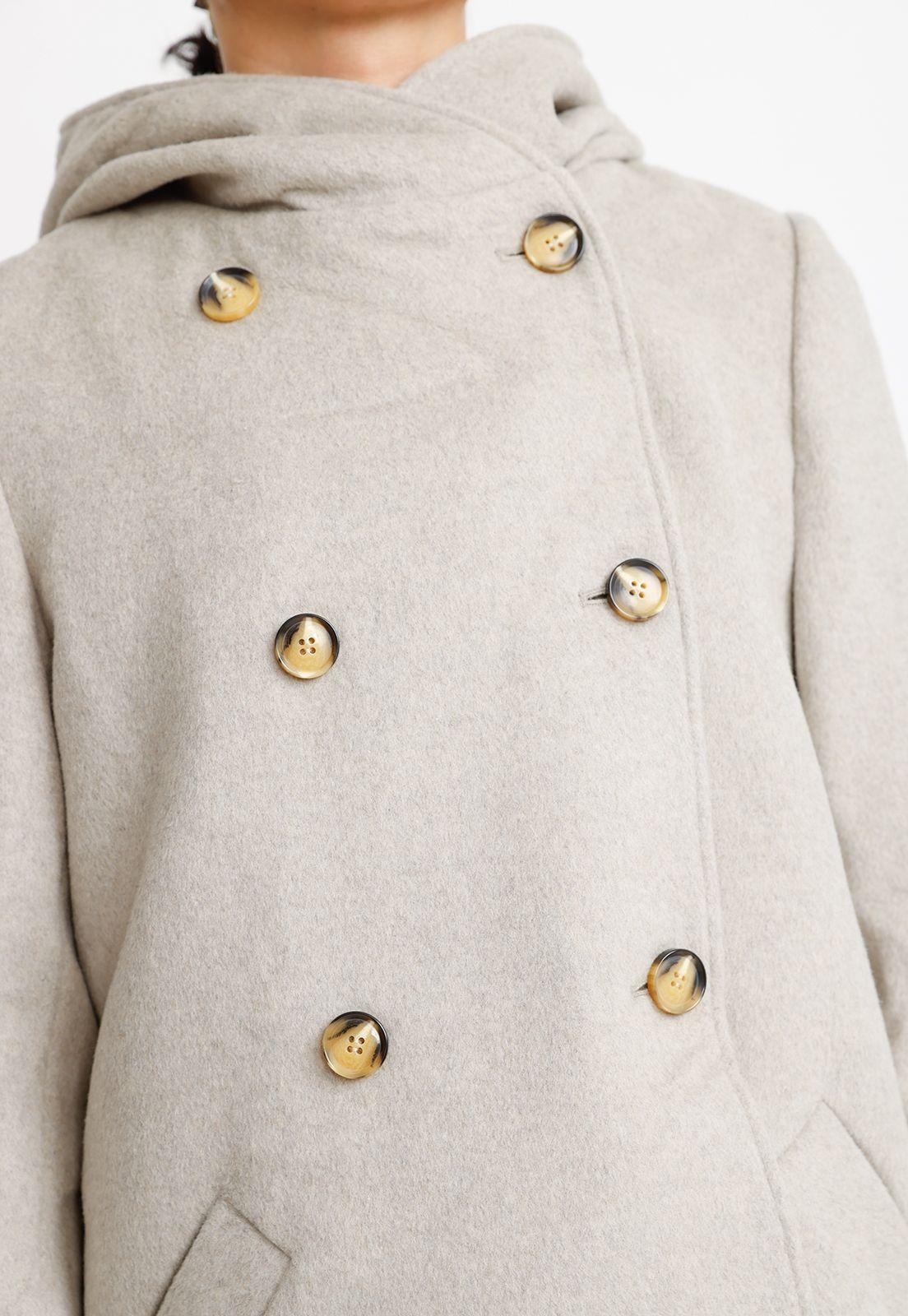 Chaquetón Lana Ocre Moana Mujer-1
