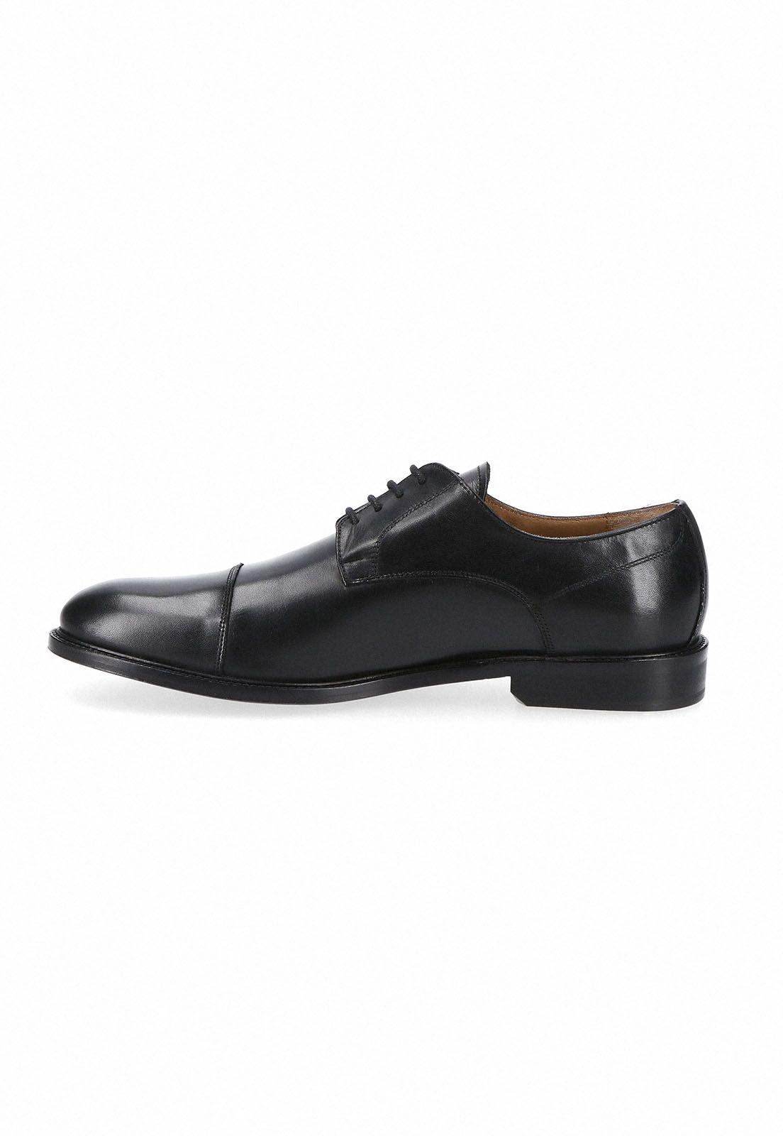 Zapatos Formal Italianos Voltago Cap Toe Oxford Negro-1