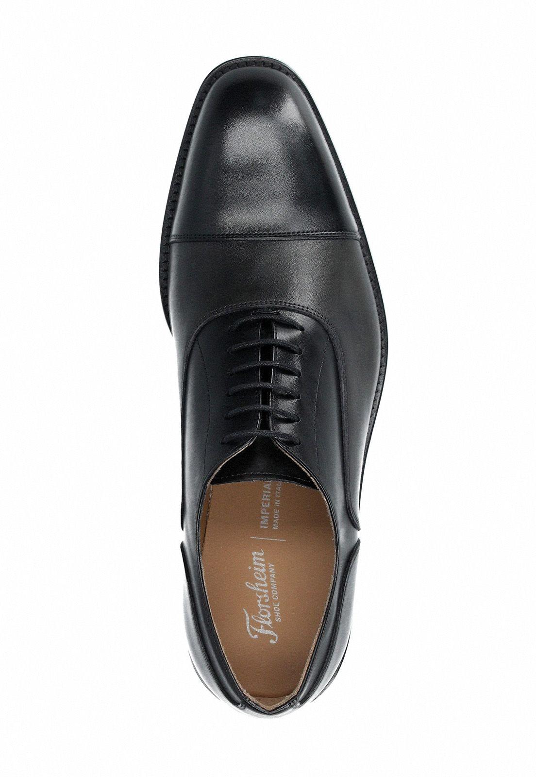 Zapatos Formal Italianos Arzano Cap Toe Oxford Negro/Gris-3