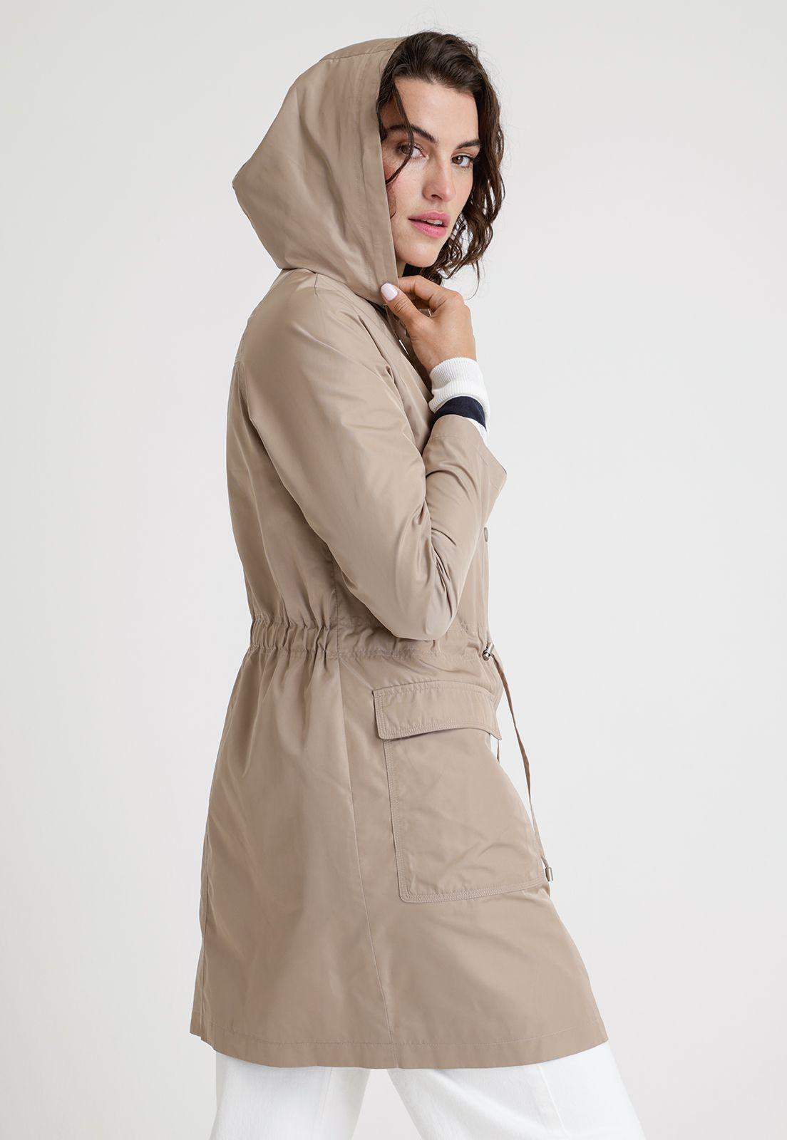 Chaqueta De Mujer Modelo Elisa Color Arena-1