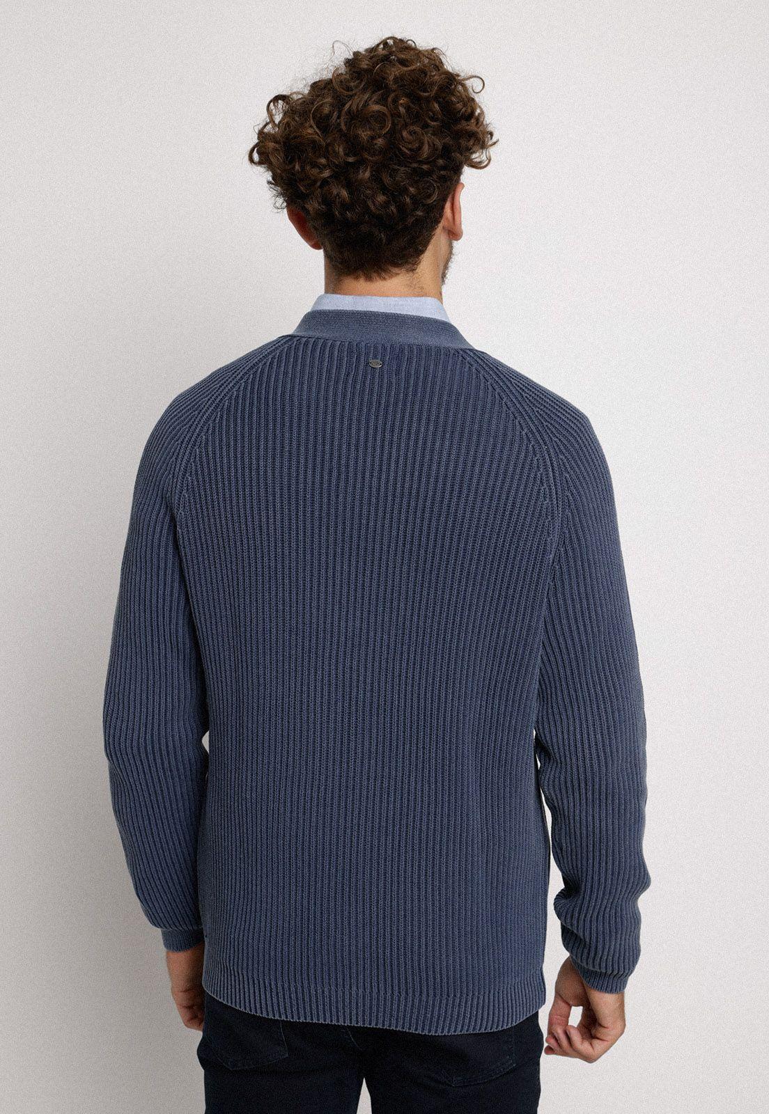 Cárdigan Page azul marino-1