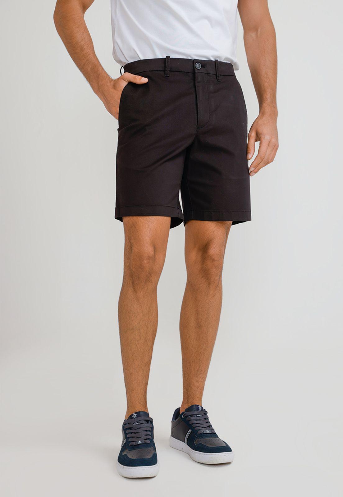 Bermuda Hombre Chino Negro OPHB0023-0