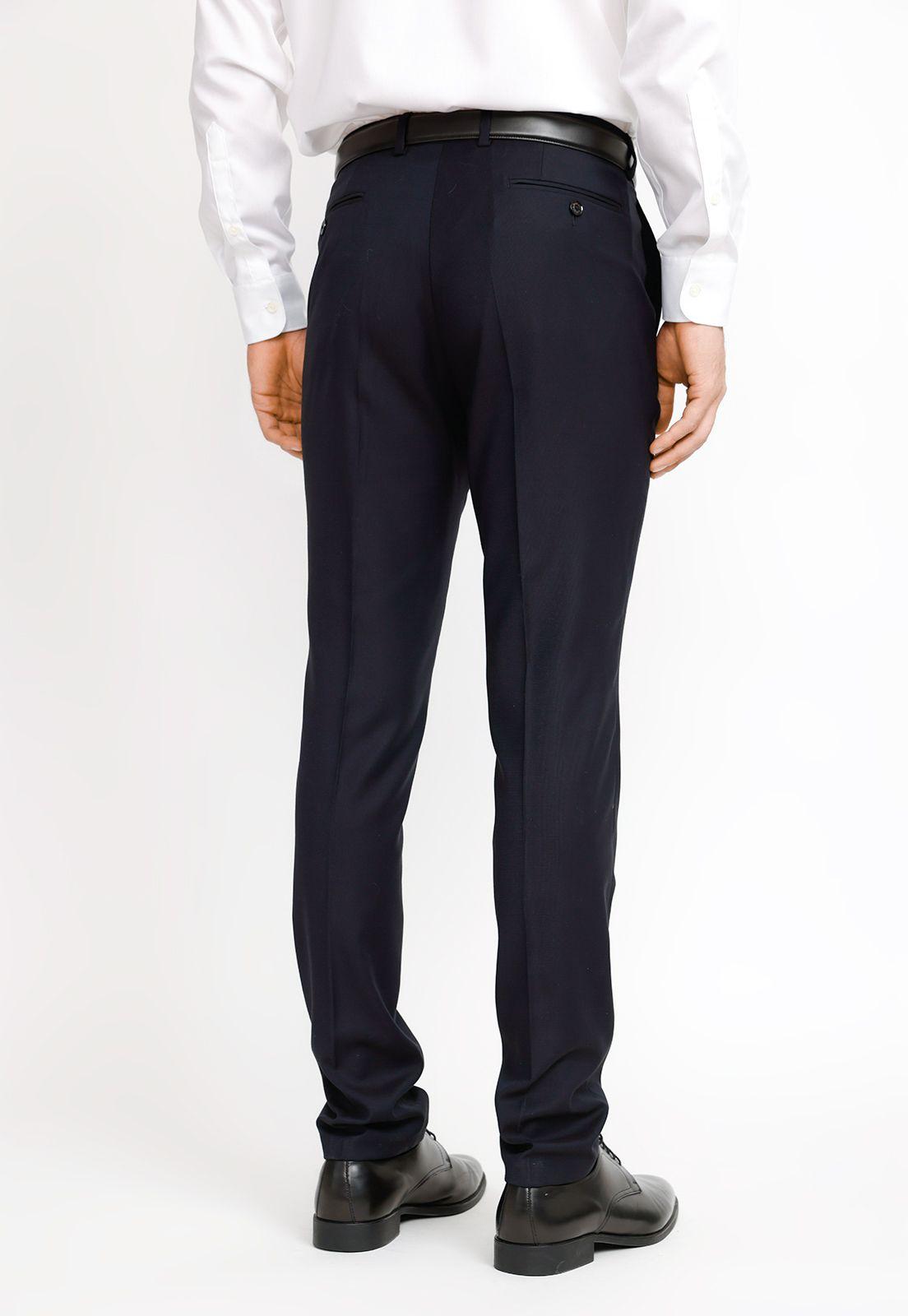 Pantalon Formal Hombre Suit Separate Washable Very Slim Negro-1
