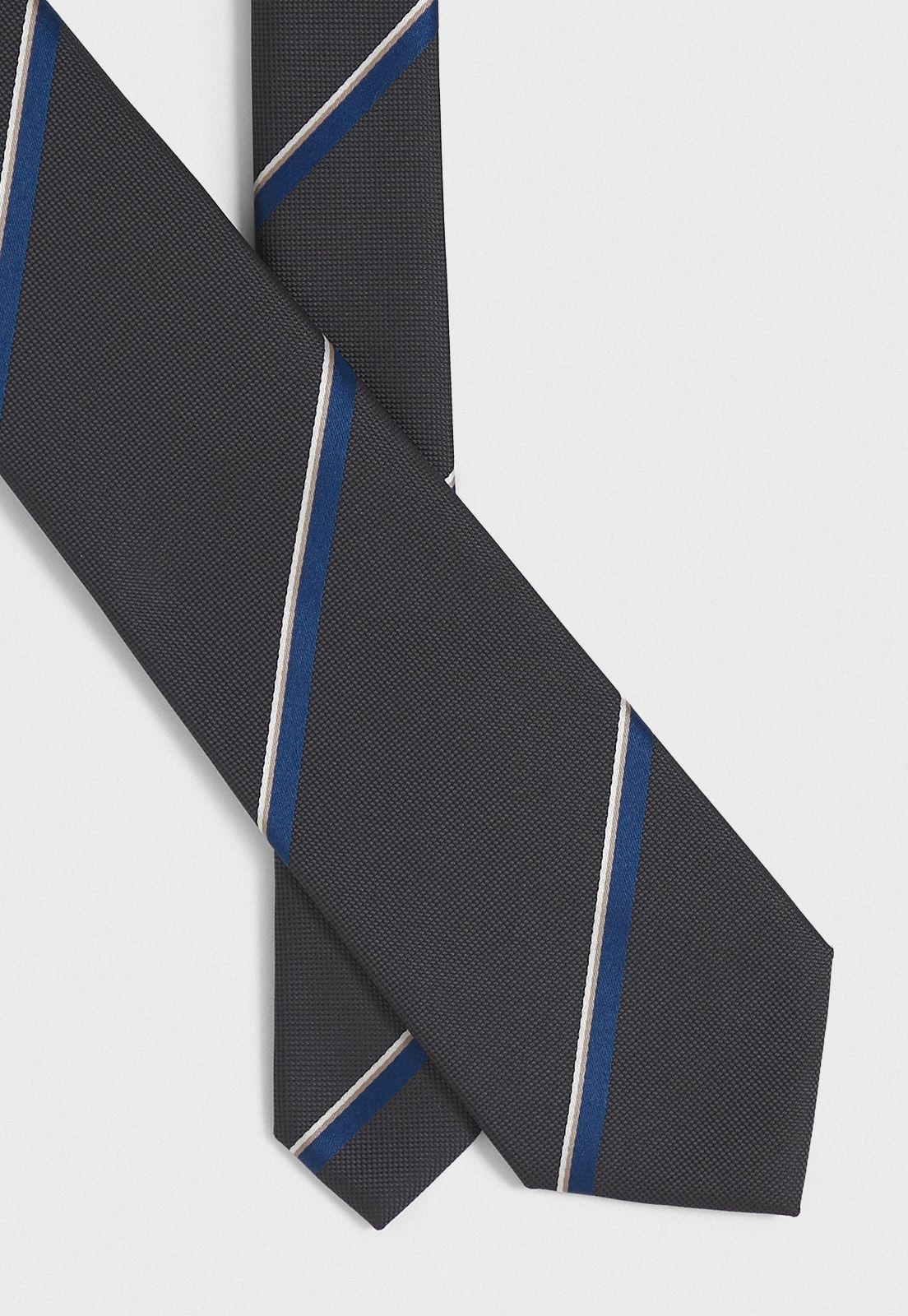 Corbata Formal Hombre Microfibra Liso Graduación Marengo-1