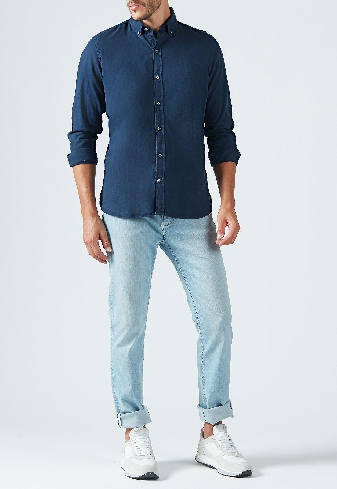 Camisa casual Blake Marino-3