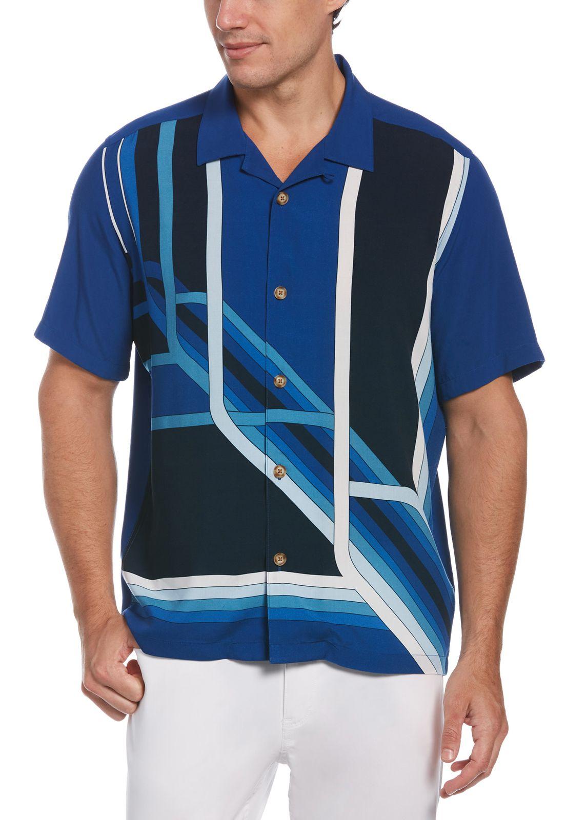 Camisa Estampada Azulino Ultra Soft-0