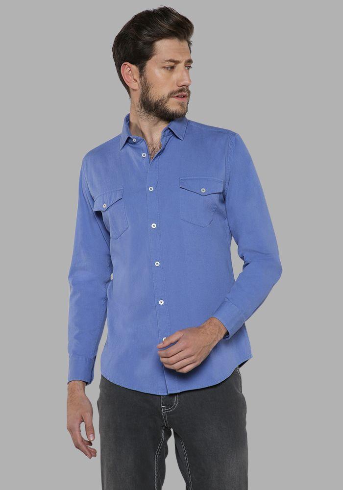 Camisa Metropoli Celeste-1