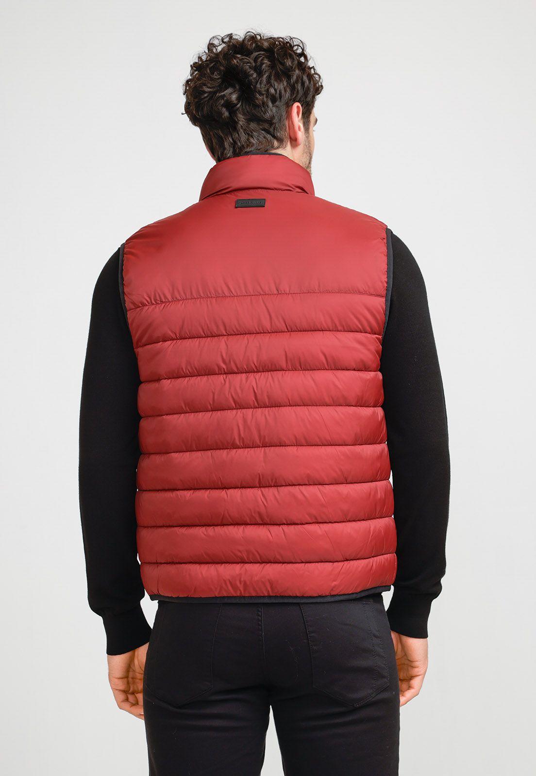 Parka Hombre Sin Mangas Acolchada Rojo-1