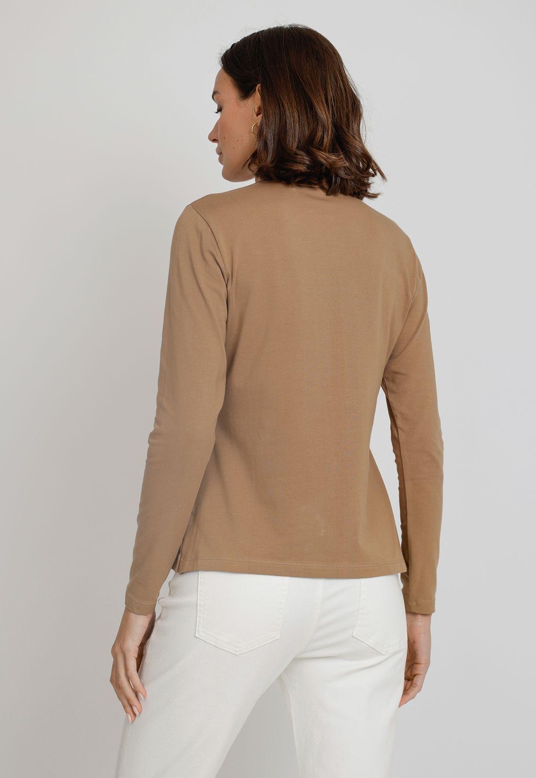 Polera De Mujer Parma Camel-1
