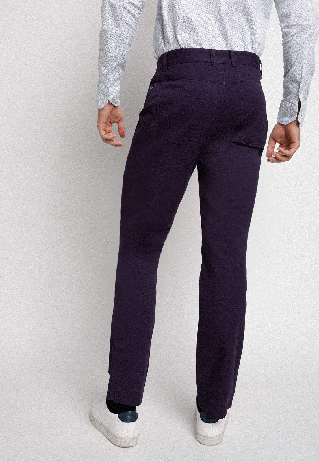 Pantalón cinco bolsillos violeta-1
