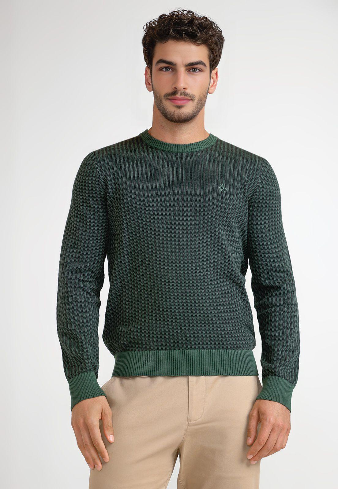 Sweater Hombre Algodón Verde-0
