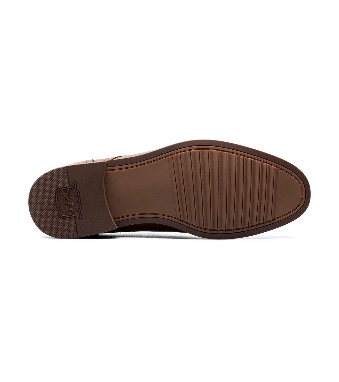 Botines Formal Rucci Plain Toe Chukka Cognac-6